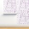 Modern Art Purple Punk Abstract Art Graffiti Lavender Scribble Spray Paint Custom Removable Wallpaper by Spoonflower Peel & Stick Wallpaper 2FT Wide